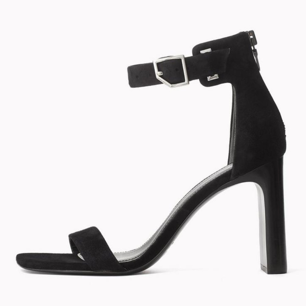 NEW Rag & Bone Ellis Black Sandal Heels